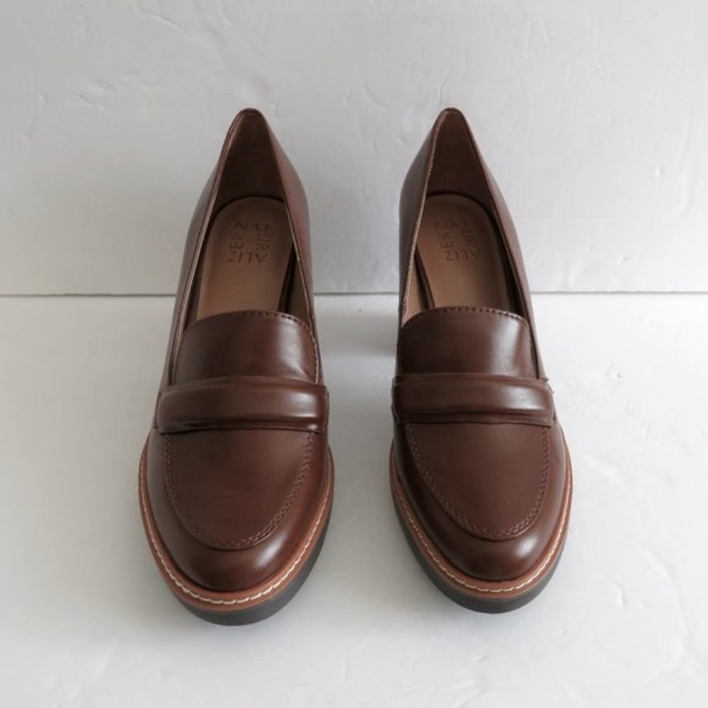 NATURALIZER $110 Women's Dabney Chunky Block Heel Loafers Shoes Size 9M NEW - Picture 9 of 13
